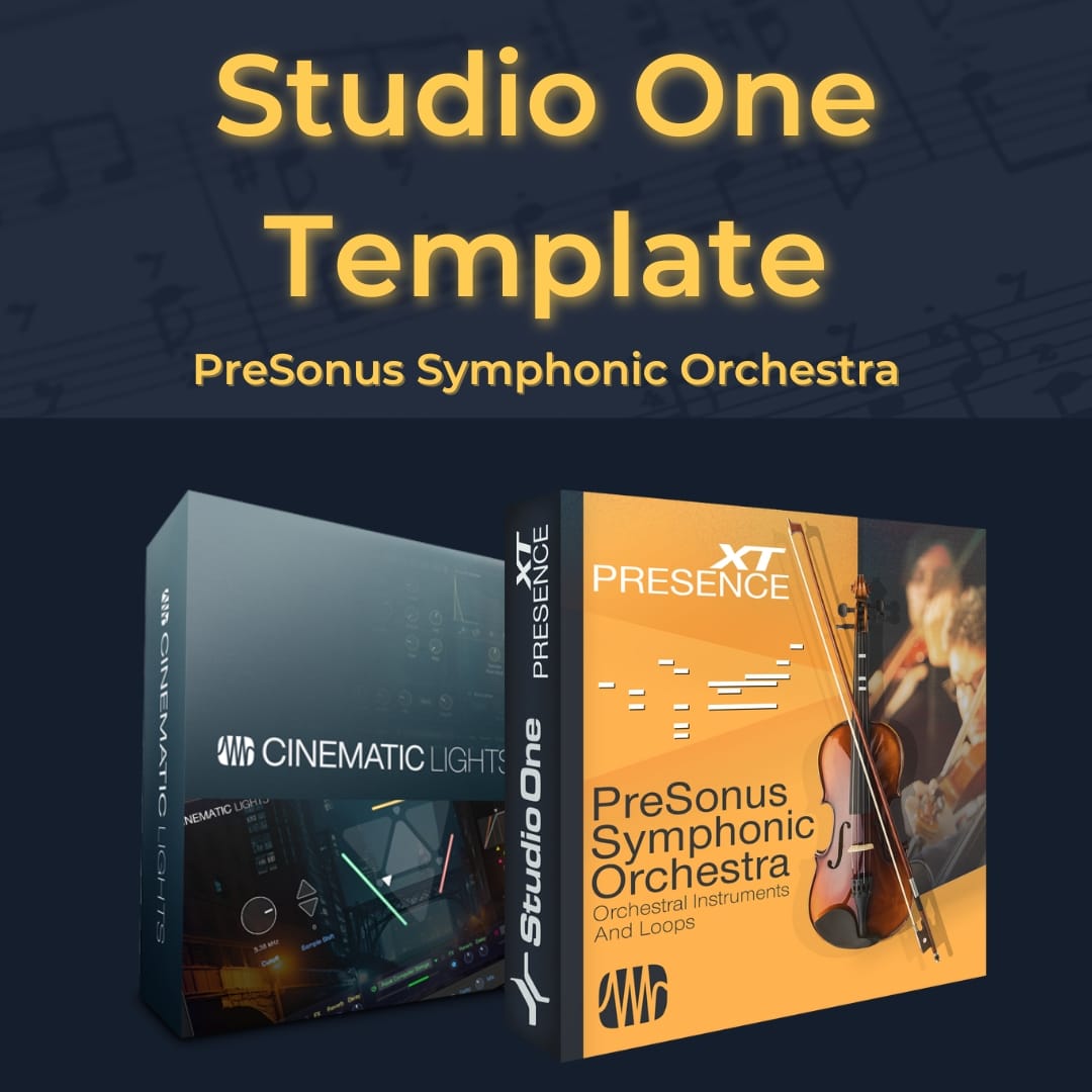 PreSonus Symphonic Orchestra Studio One Template